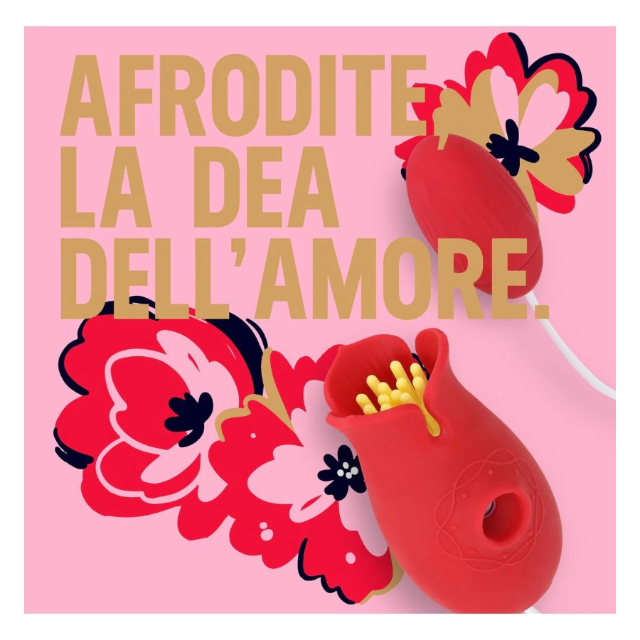 Stimulator feminin 3-în-1 pentru plăcere externă și internă, Afrodite, Ammicco