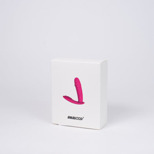Vibrator dual cu funcție de încălzire, Pink Class, Ammicco