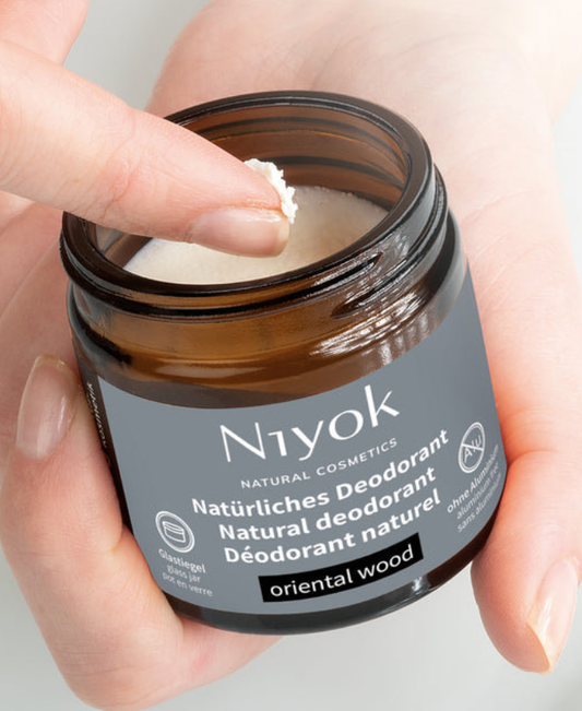 Deodorant cremă natural fără aluminiu Oriental Wood, Niyok, 40 ml