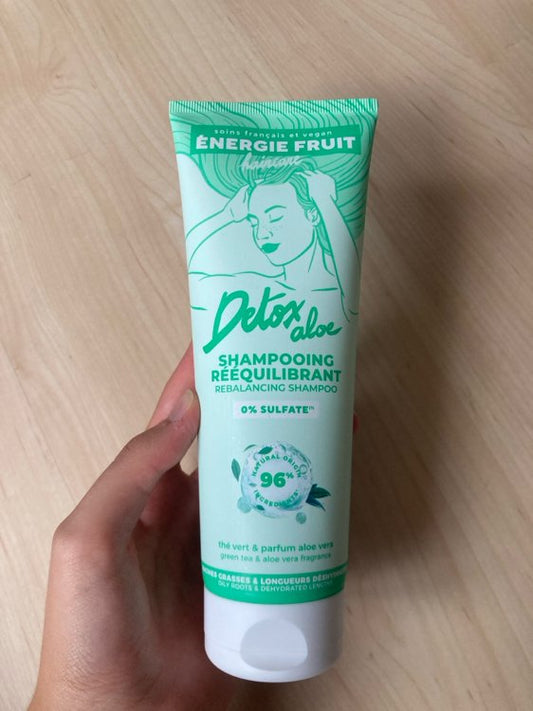 Șampon detoxifiant cu ceai verde și aloe vera, Energie Fruit, 250 ml
