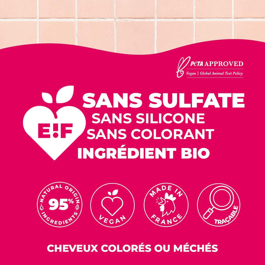Șampon pentru strălucire și protecția culorii cu oțet de zmeură, Energie Fruit, 250 ml