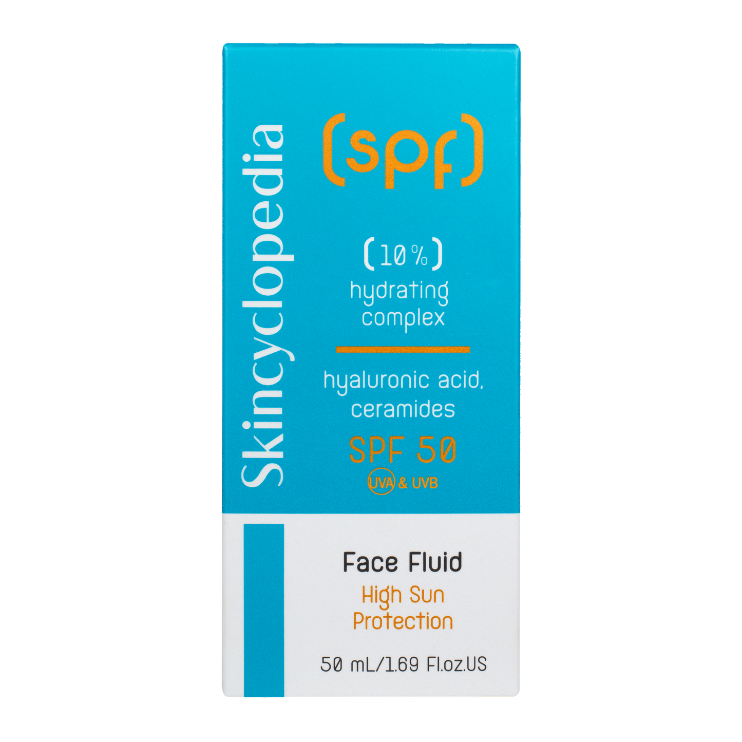 Fluid facial hidratant cu protecție solară SPF 50, Skincyclopedia, 50 ml
