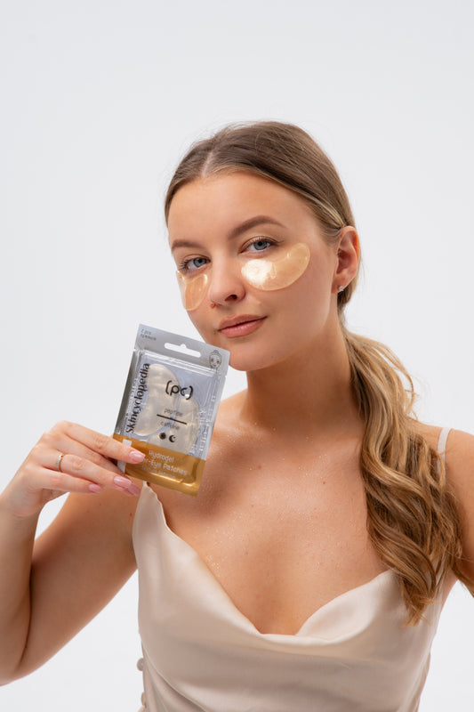 Patch-uri hidrogel pentru ochi cu peptide și cafeină, Skincyclopedia, 2 bucăți