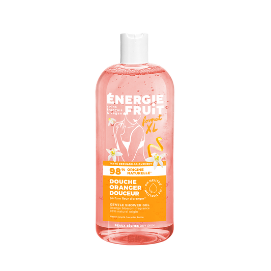Gel de duș hidratant cu floare de portocal, Energie Fruit, 500 ml