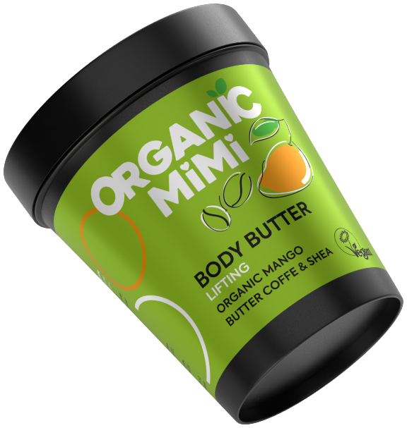 Unt de corp lifting cu mango și cafea, Organic Mimi, 200 ml