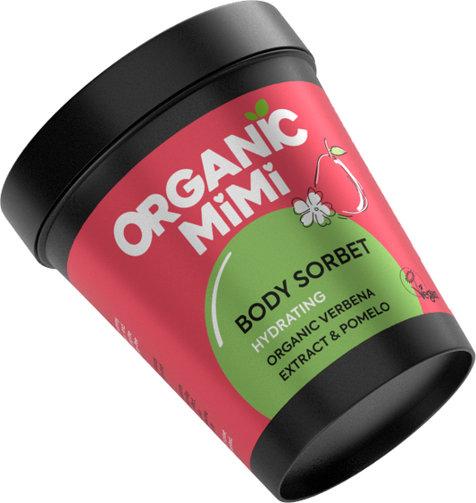 Sorbet de corp hidratant cu verbină și pomelo, Organic Mimi, 200 ml