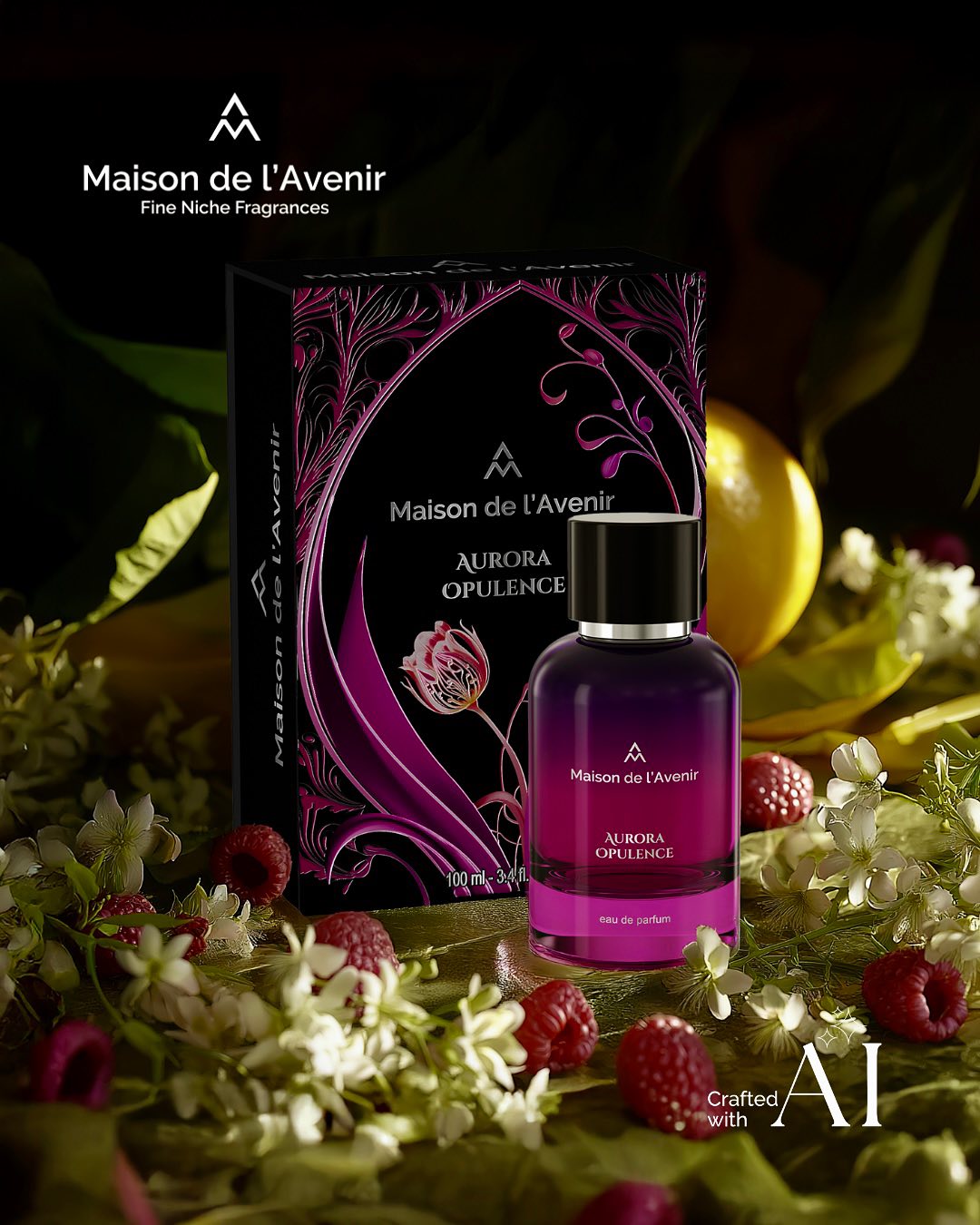 Aurora Opulence – Apă de parfum unisex, Maison de l’Avenir, 100 ml