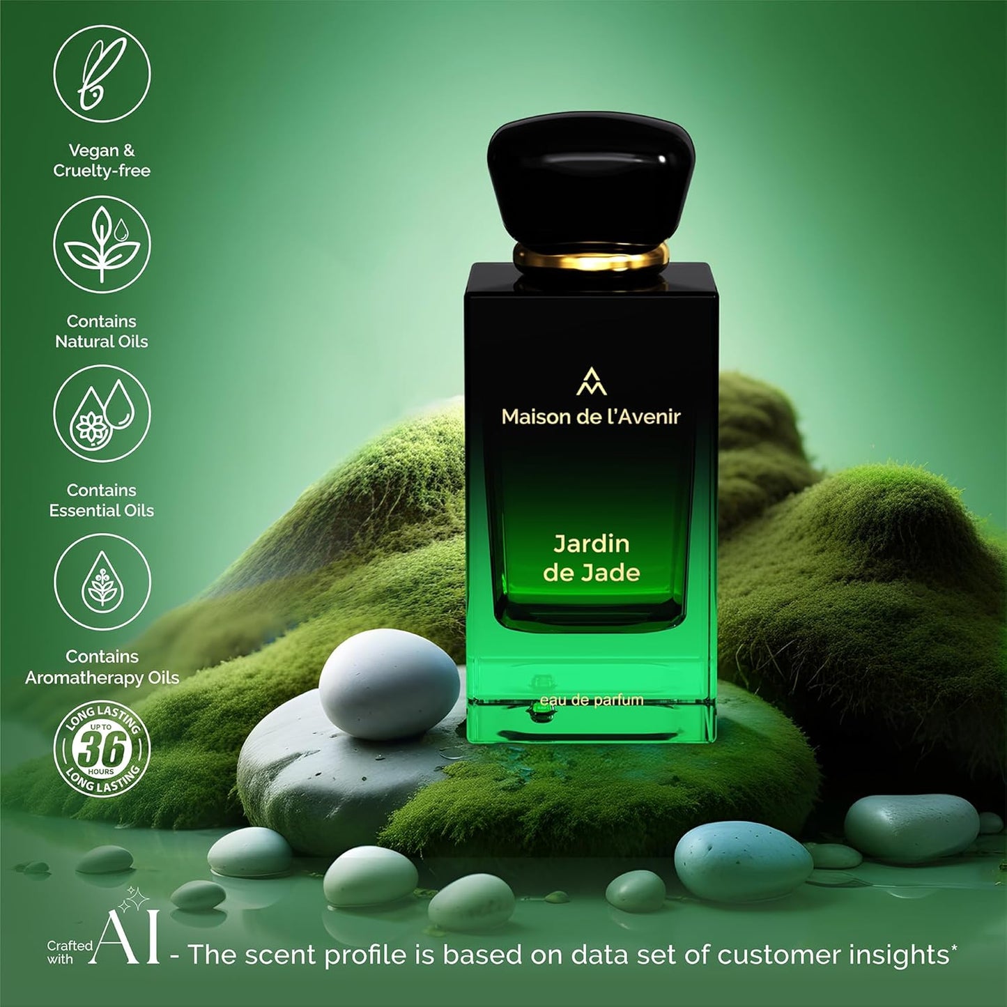 Jardin de Jade – Apă de parfum unisex, Maison de l’Avenir, 100 ml
