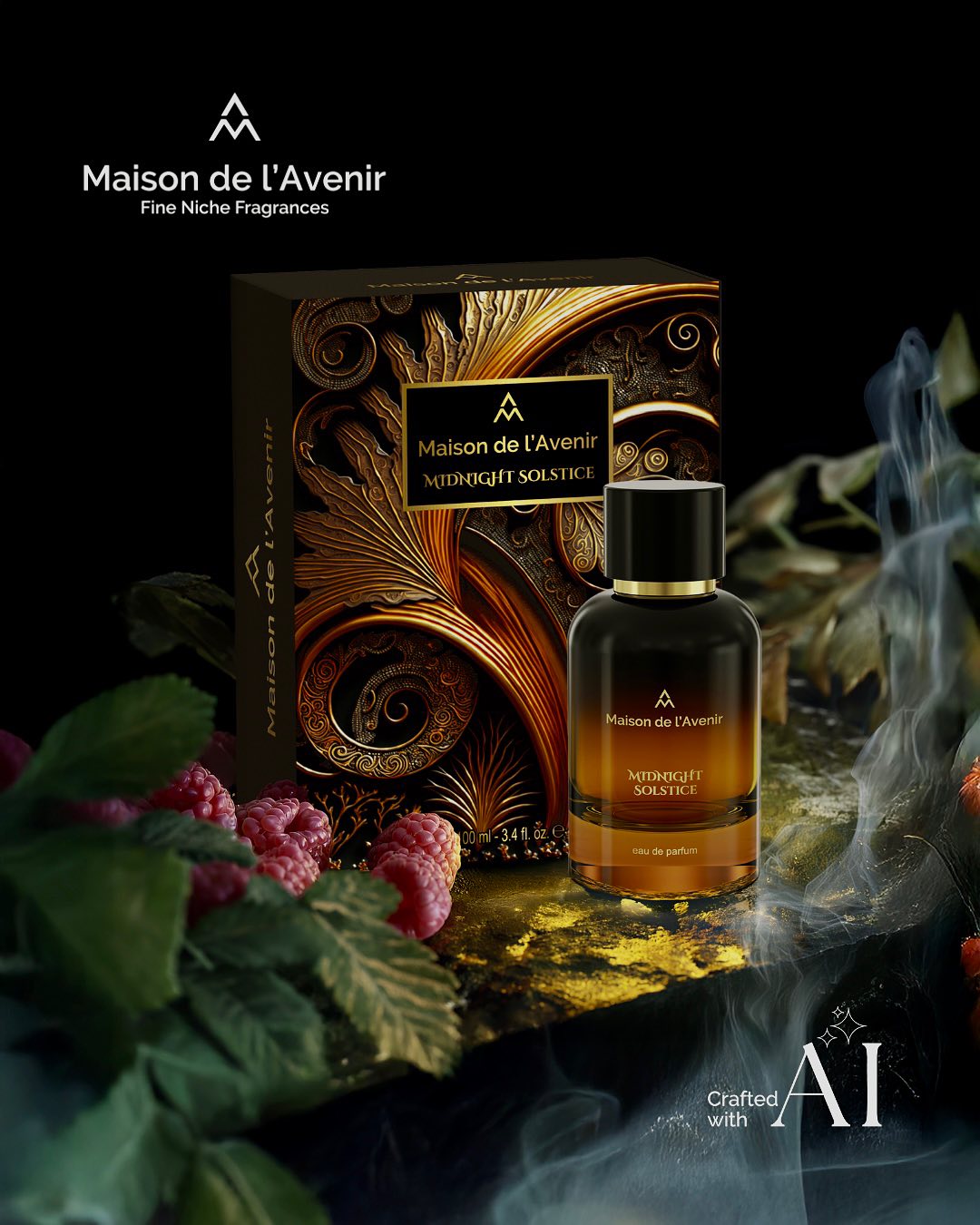 Midnight Solstice – Apă de parfum unisex, Maison de l’Avenir, 100 ml