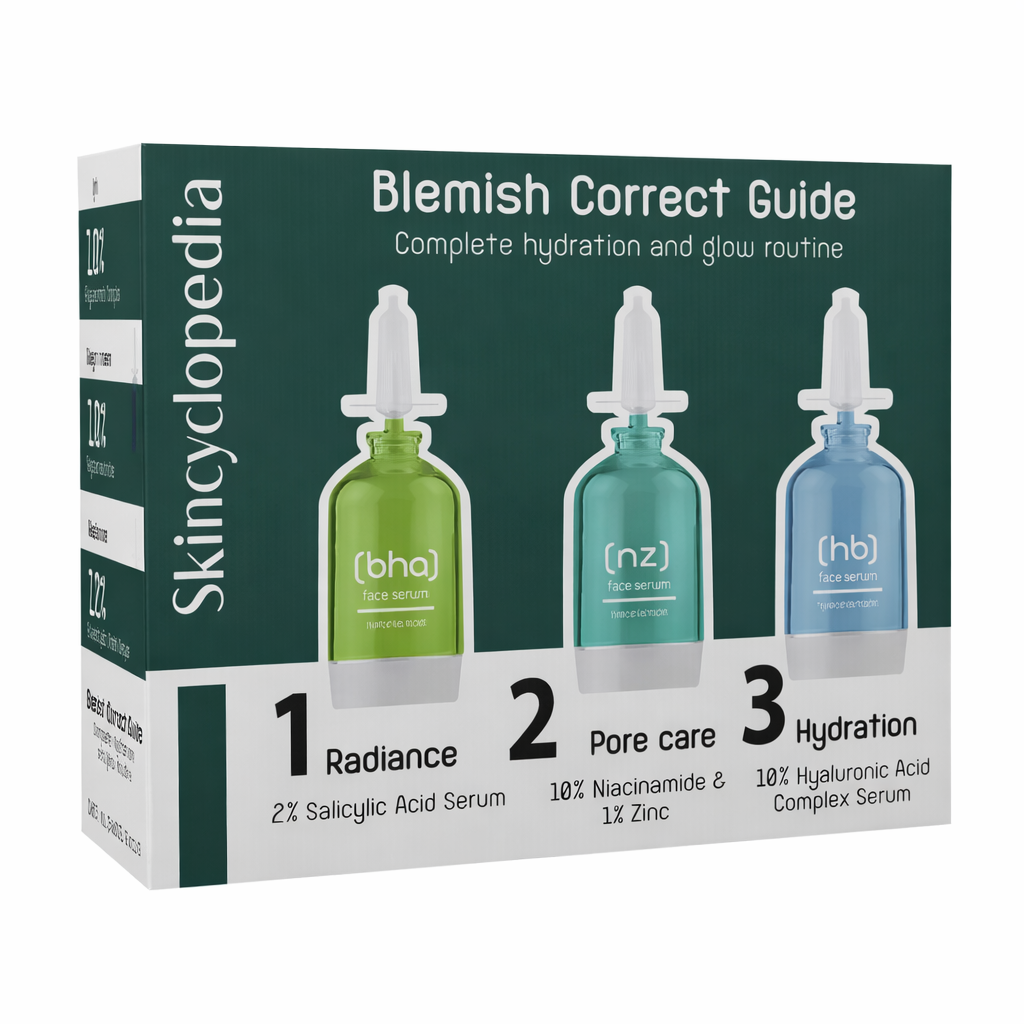 Set seruri pentru ten cu imperfecțiuni, Skincyclopedia Blemish, 3 x 15 ml