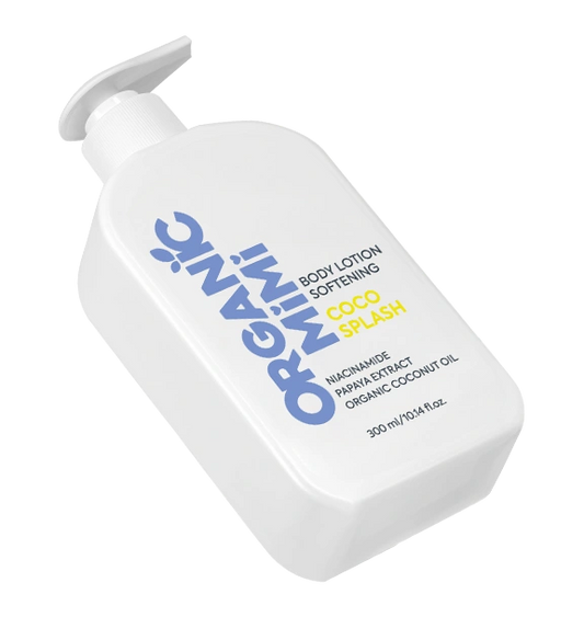 Loțiune de corp emolientă cu cocos și papaya Coco Splash, Organic Mimi, 300 ml