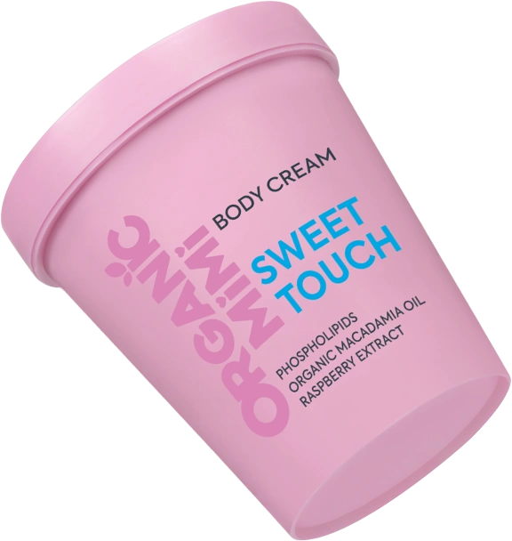Cremă de corp delicată Sweet Touch, Organic Mimi, 200 ml