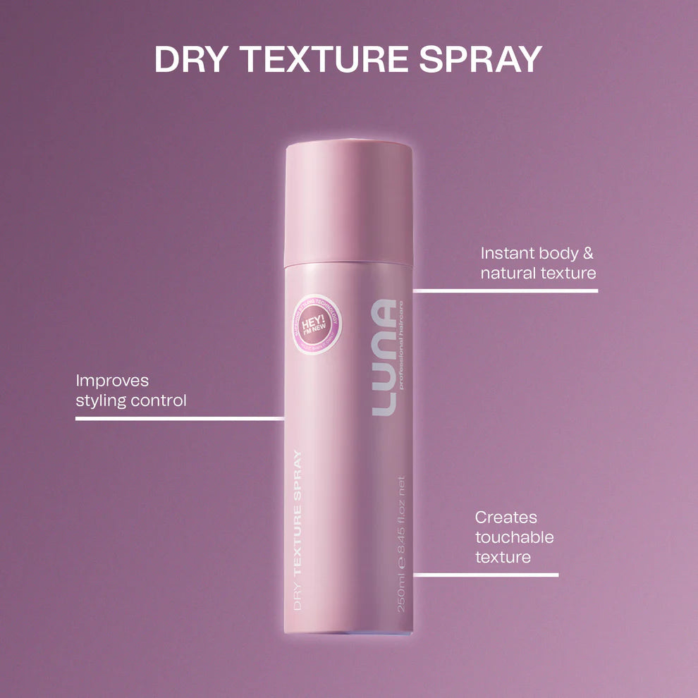 Spray texturizant uscat pentru volum și textură păr, Luna, 250 ml