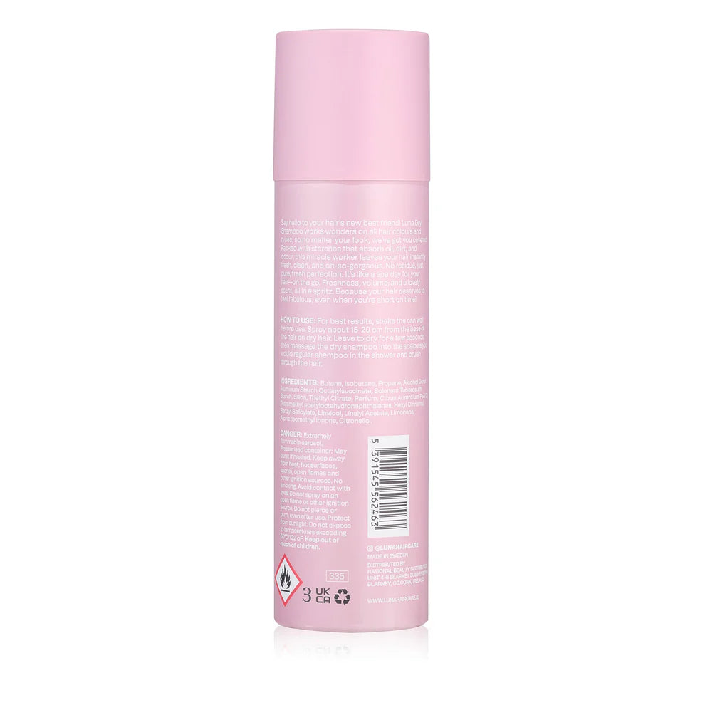 Șampon uscat pentru volum și prospețime păr, Luna, 200 ml