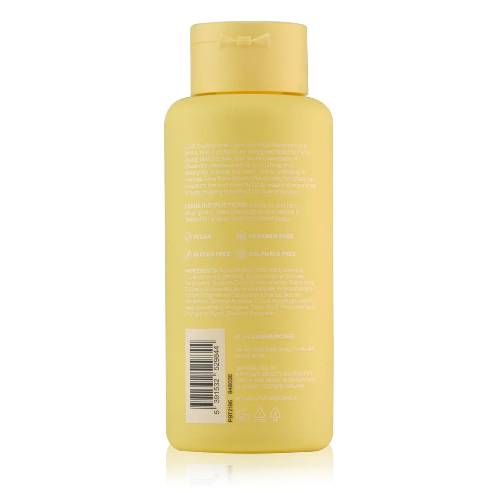 Șampon delicat copii, curățare ușoară, protecție scalp, Luna, 300 ml