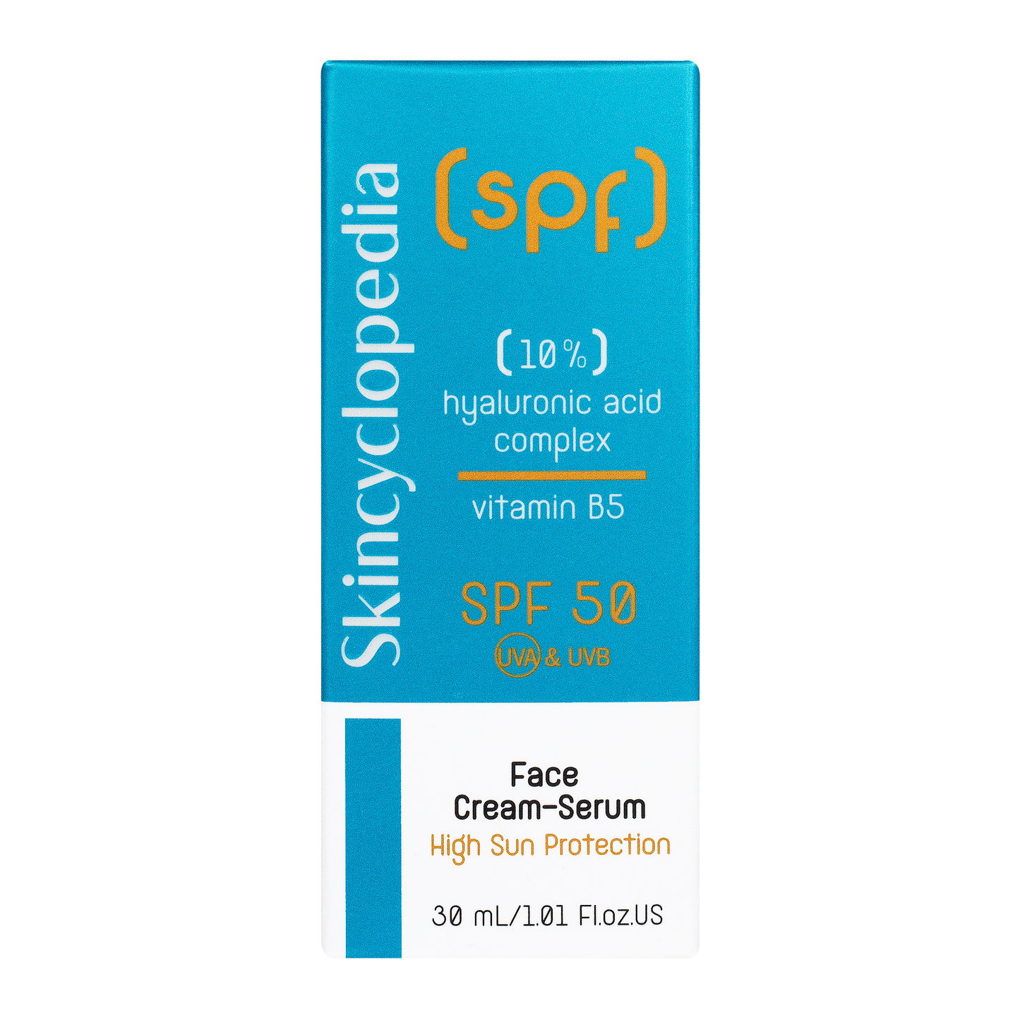 Cremă hidratantă tip ser cu protecție solară SPF 50 pentru uz zilnic, Skincyclopedia, 30 ml