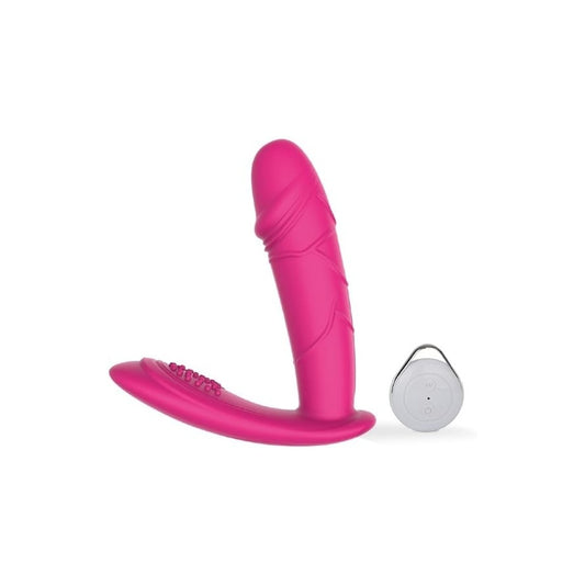 Vibrator dual cu funcție de încălzire, Pink Class, Ammicco