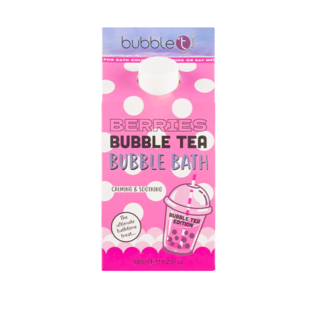 Spumă de baie cu aromă de zmeură, Bubble T, 480 ml