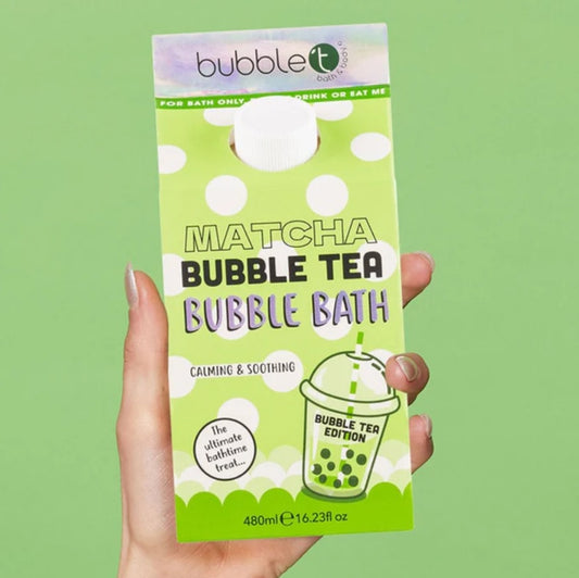 Spumă de baie cu extract de ceai verde matcha, Bubble T, 480 ml