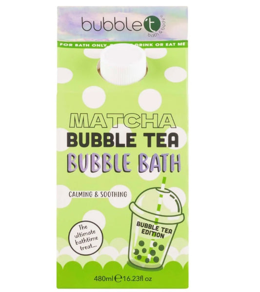Spumă de baie cu extract de ceai verde matcha, Bubble T, 480 ml
