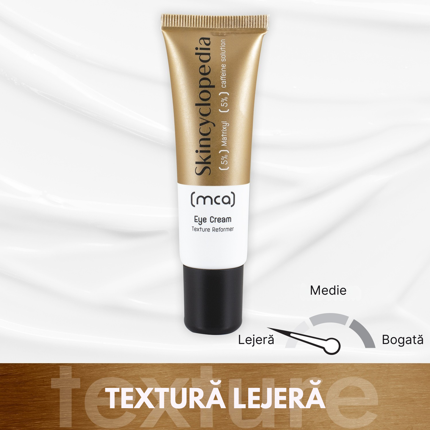 Cremă contur ochi cu Matrixyl 3000 și cofeină, Skincyclopedia, 30 ml