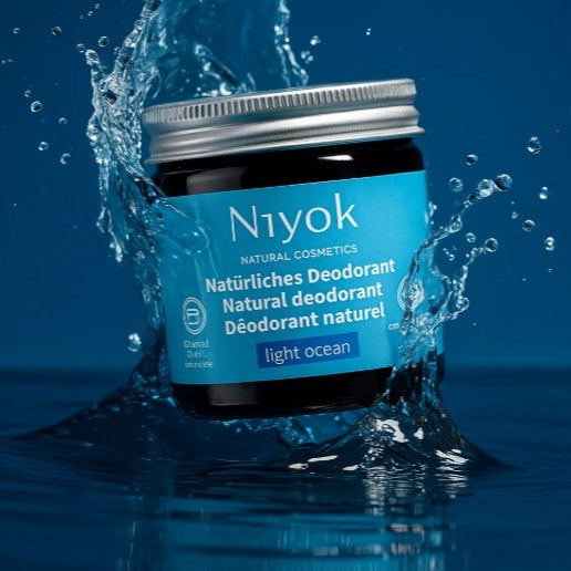 Deodorant cremă natural fără aluminiu Light Ocean, Niyok, 40 ml