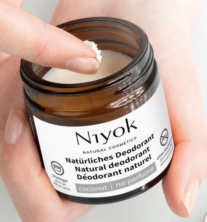 Deodorant cremă natural fără aluminiu, fără miros, Niyok, 40 ml