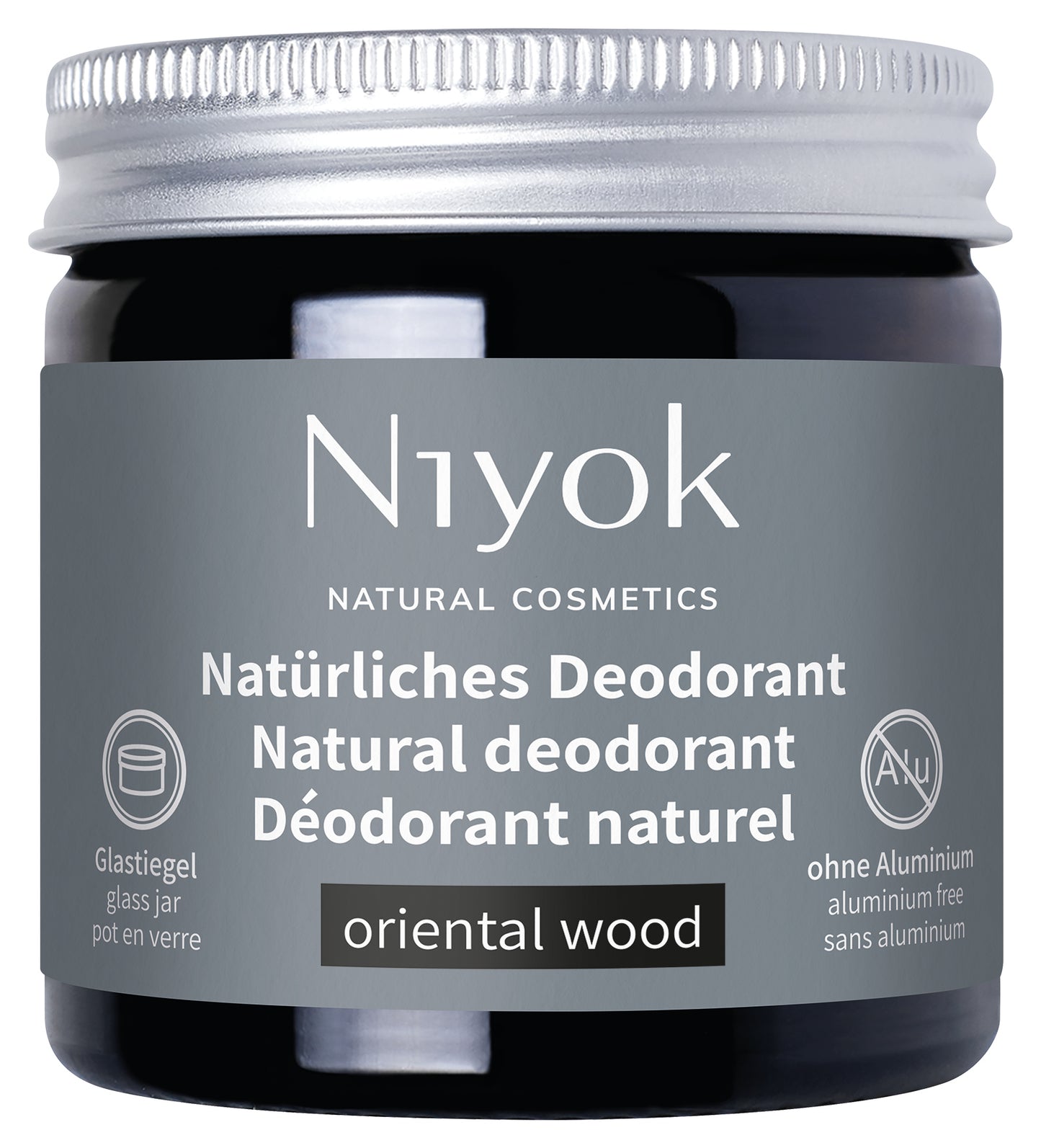 Deodorant cremă natural fără aluminiu Oriental Wood, Niyok, 40 ml