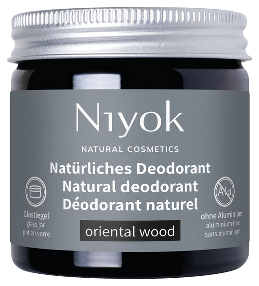 Deodorant cremă natural fără aluminiu Oriental Wood, Niyok, 40 ml