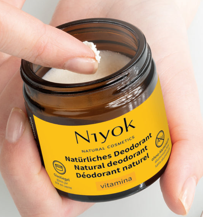 Deodorant cremă natural fără aluminiu Vitamina, Niyok, 40 ml