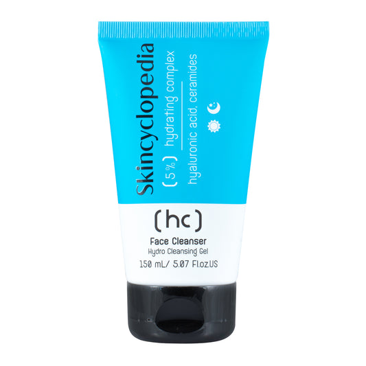 Gel de curățare facială cu 5% complex hidratant, Skincyclopedia, 150 ml