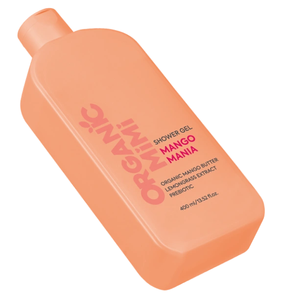 Gel de duș exotic cu mango și lemongrass, Organic Mimi, 400 ml