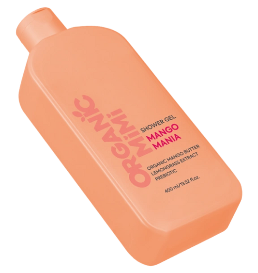 Gel de duș exotic cu mango și lemongrass, Organic Mimi, 400 ml