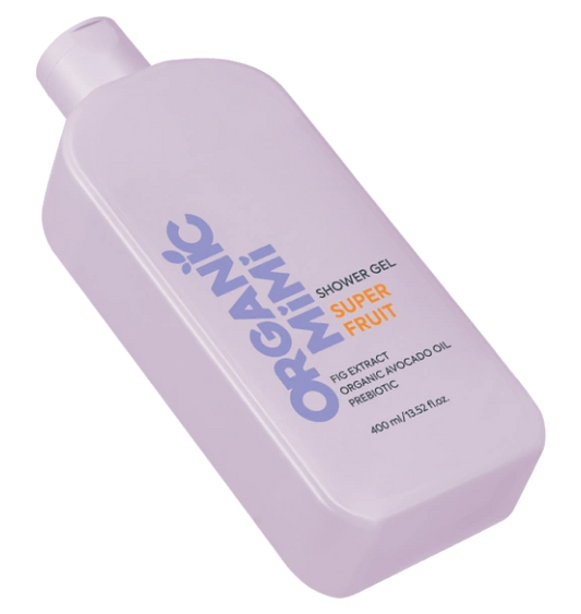 Gel de duș cu extracte de fructe Super Fruit, Organic Mimi, 400 ml