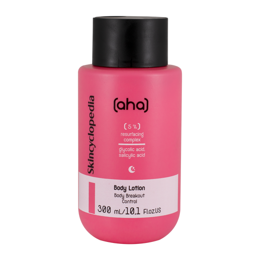 Loțiune de corp exfoliantă cu AHA, BHA și PHA, Skincyclopedia, 300 ml