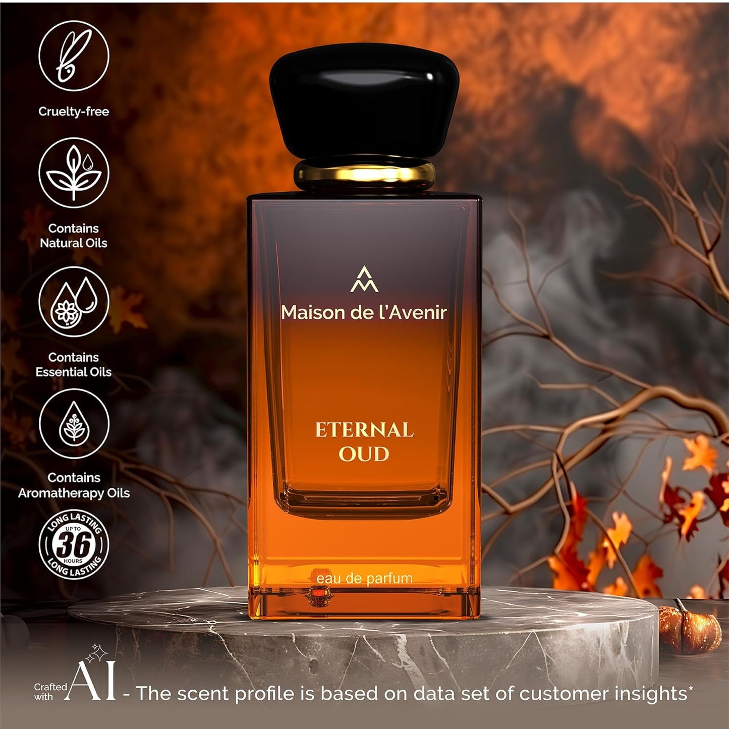Eternal Oud – Apă de parfum unisex, Maison de l’Avenir, 100 ml
