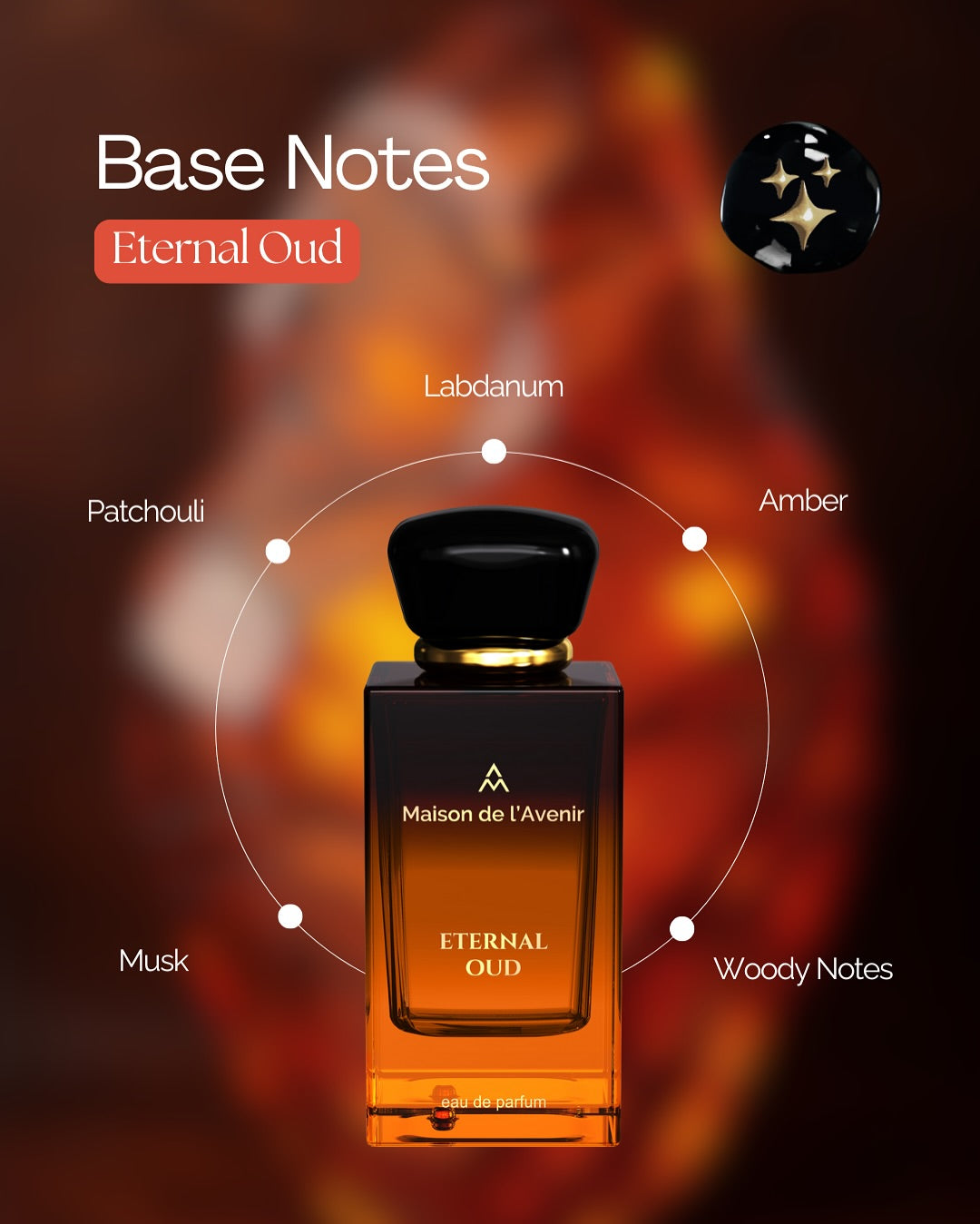 Eternal Oud – Apă de parfum unisex, Maison de l’Avenir, 100 ml