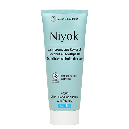 Pastă de dinți cu ulei de cocos și mentă Ice Mint, Niyok, 75 ml