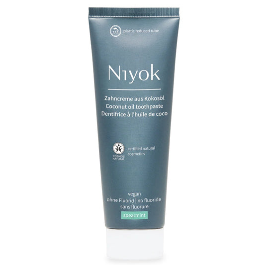 Pastă de dinți cu ulei de cocos și mentă Spearmint, Niyok, 75 ml