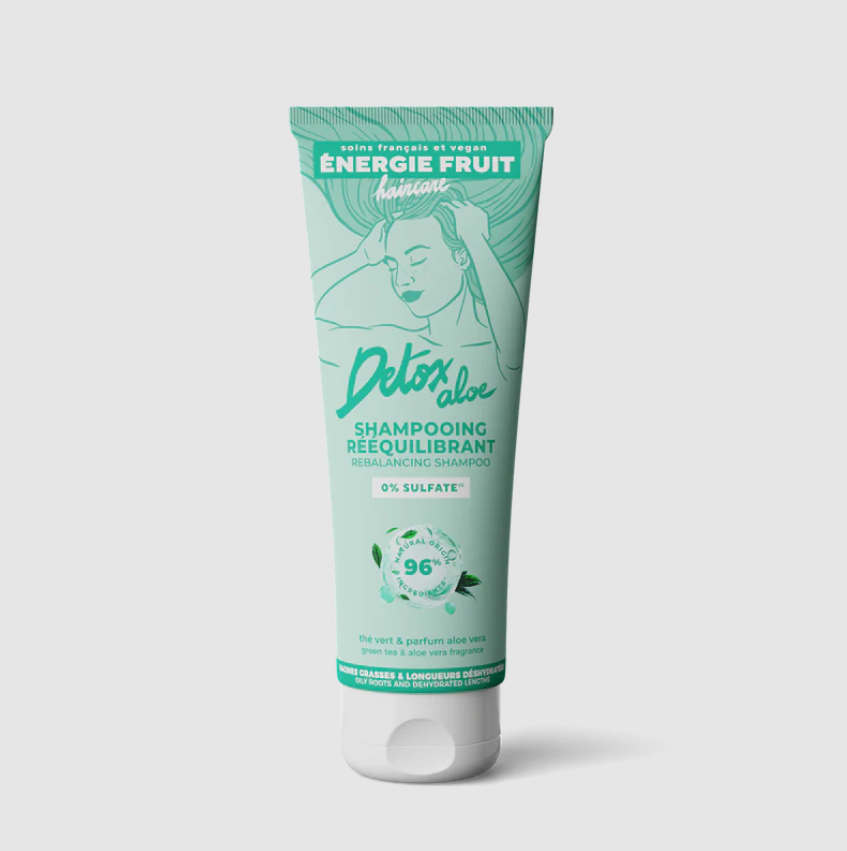 Șampon detoxifiant cu ceai verde și aloe vera, Energie Fruit, 250 ml