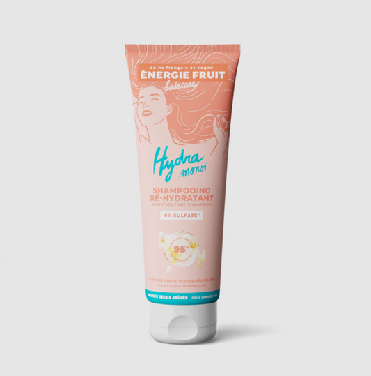 Șampon hidratant cu monoi și ulei de macadamia, Energie Fruit, 250 ml