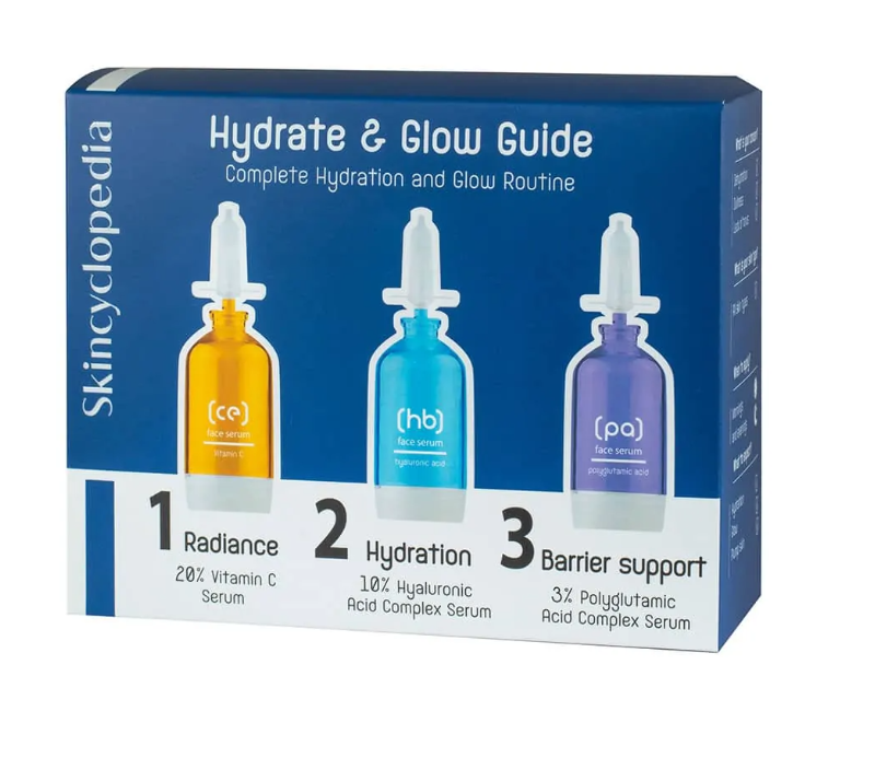 Set seruri pentru hidratare intensivă, Skincyclopedia Hydrate, 3 x 15 ml
