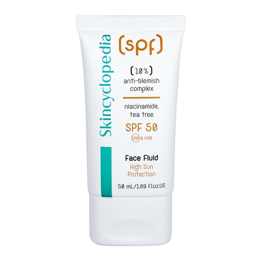 Fluid facial matifiant cu protecție solară SPF 50, Skincyclopedia, 50 ml