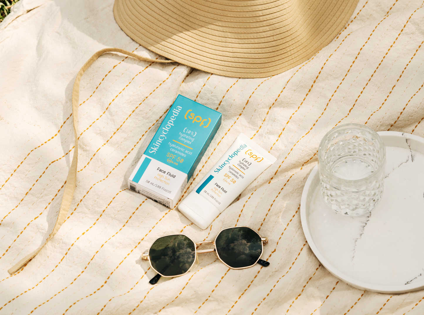 Cremă hidratantă tip ser cu protecție solară SPF 50 pentru uz zilnic, Skincyclopedia, 30 ml