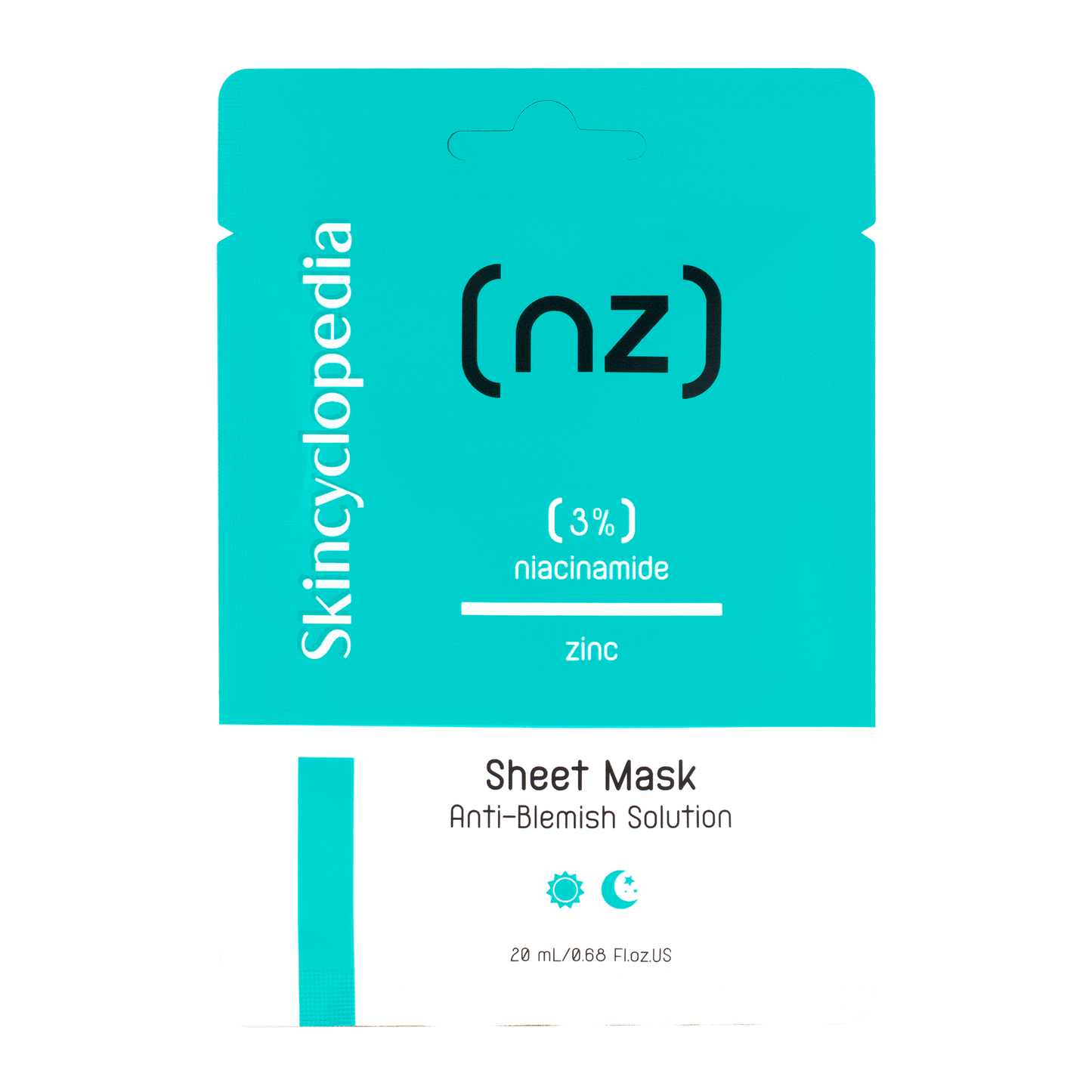 Mască facială purificatoare cu 3% niacinamidă și zinc, Skincyclopedia, 20 g