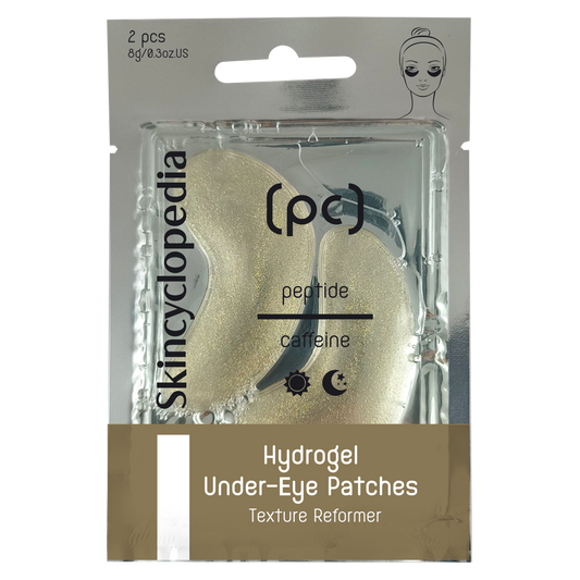 Patch-uri hidrogel pentru ochi cu peptide și cafeină, Skincyclopedia, 2 bucăți