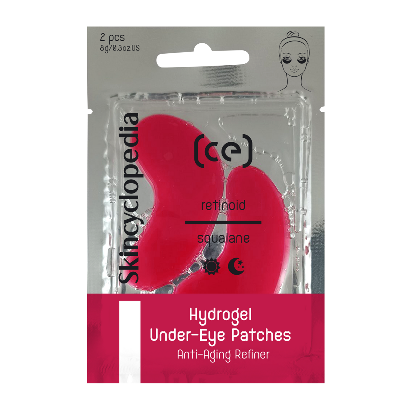 Patch-uri hidrogel pentru ochi cu retinol, Skincyclopedia, 2 bucăți