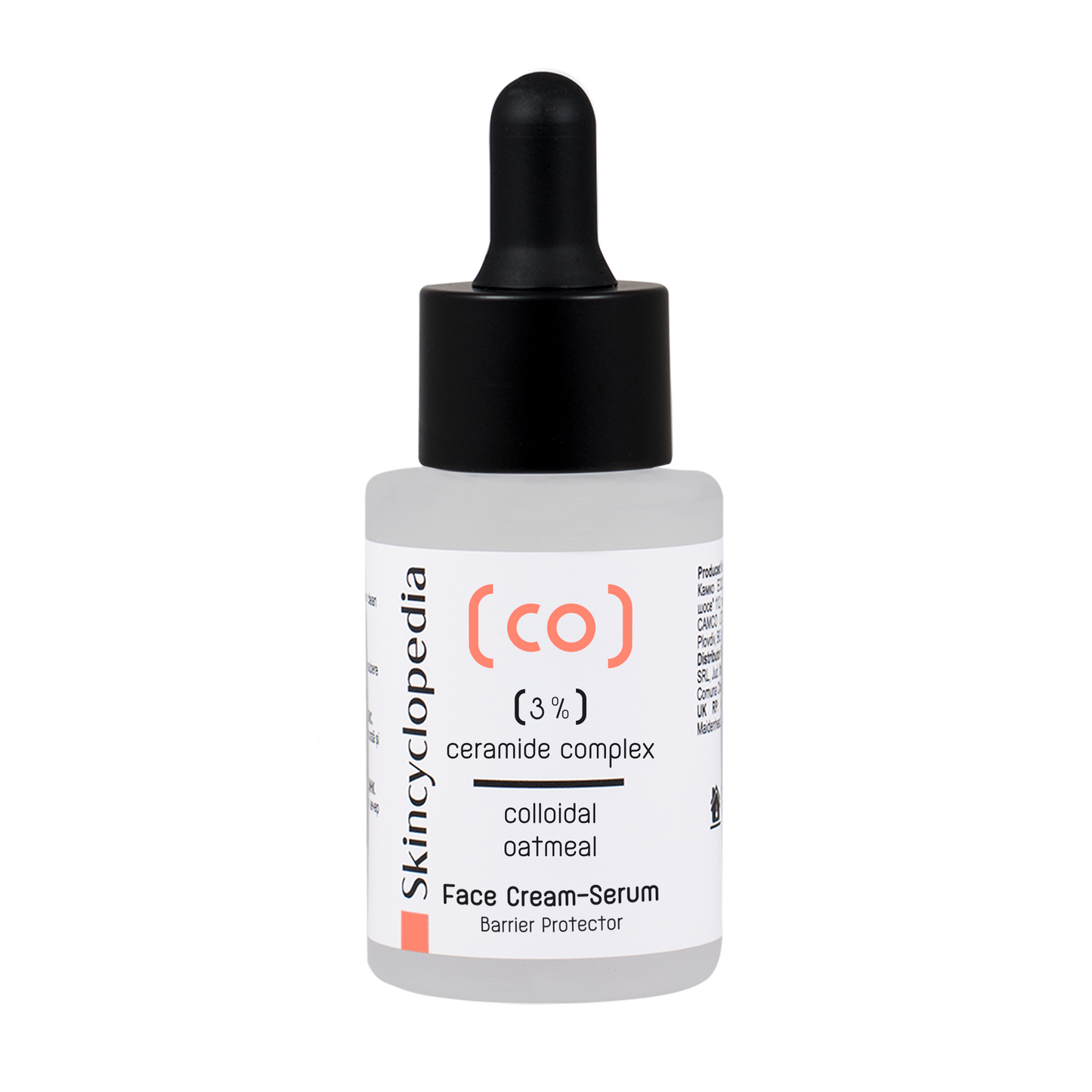Ser facial pentru bariera cutanată cu ceramide și ovăz coloidal, Skincyclopedia, 30 ml