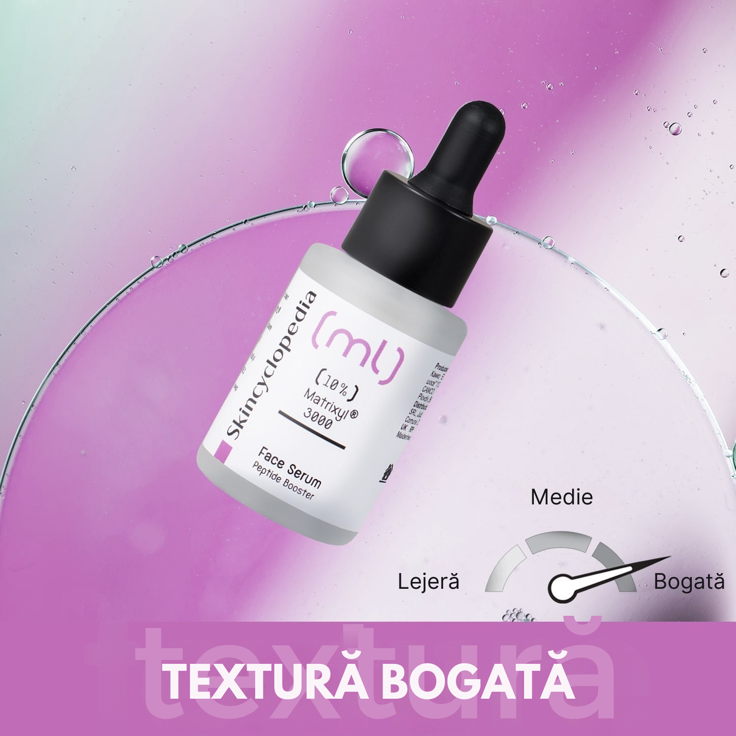 Ser facial cu 10% Matrixyl 3000 pentru fermitate, Skincyclopedia, 30 ml