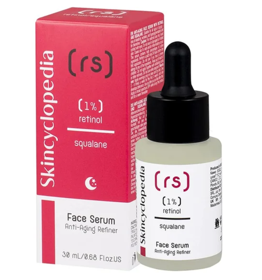 Ser facial cu 1% retinol și squalane pentru utilizare nocturnă, Skincyclopedia, 30 ml